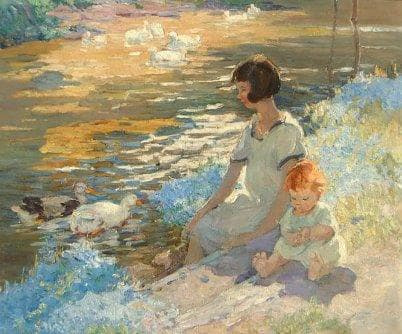Dorothea Sharp RBA ROI VPSWA, Forget me Nots