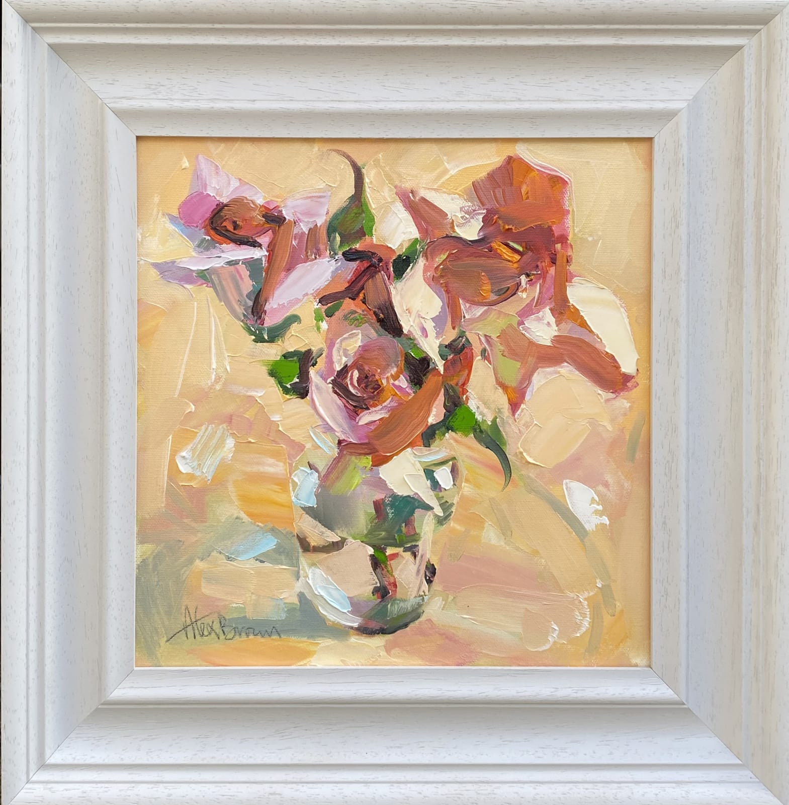 Alex Brown, Roses, warm table