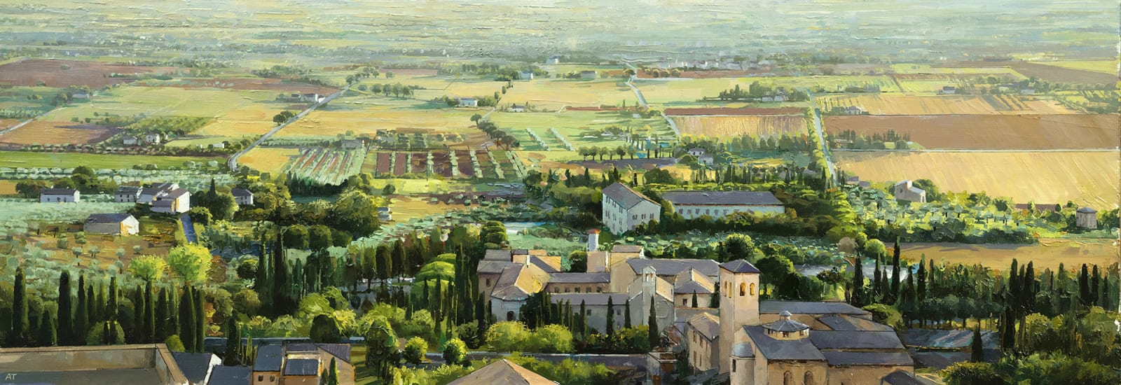 Alan Thompson, From Assisi, looking across the plain