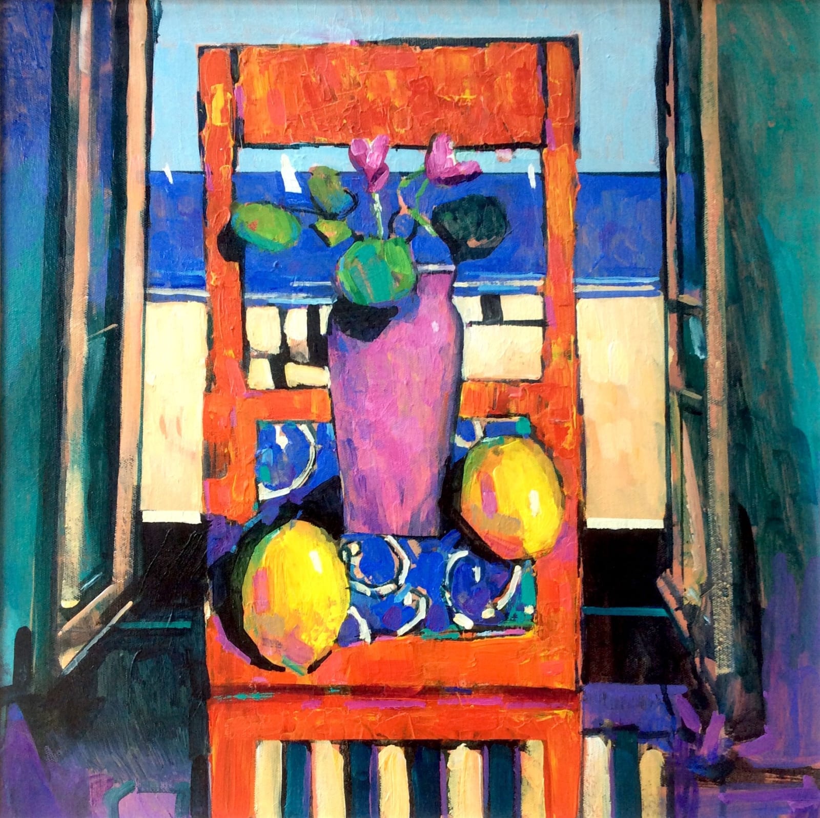 Terence Clarke, Spanish interior with pink pot