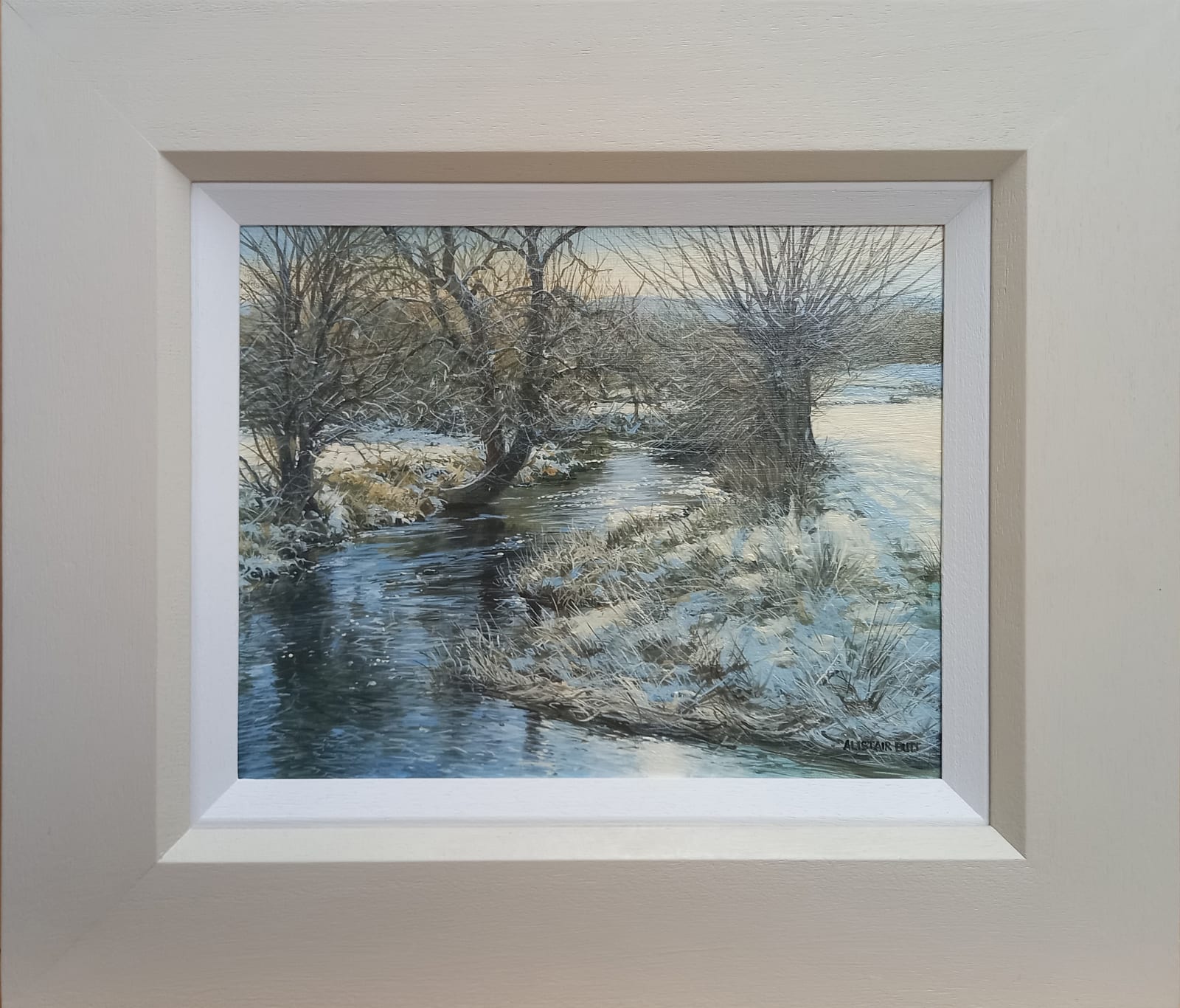 Alistair Butt RSMA, Beautiful winter, Ascott under Wychwood