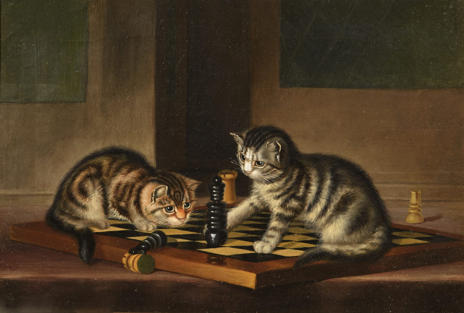Nora Chaese, A game of chess - two kittens