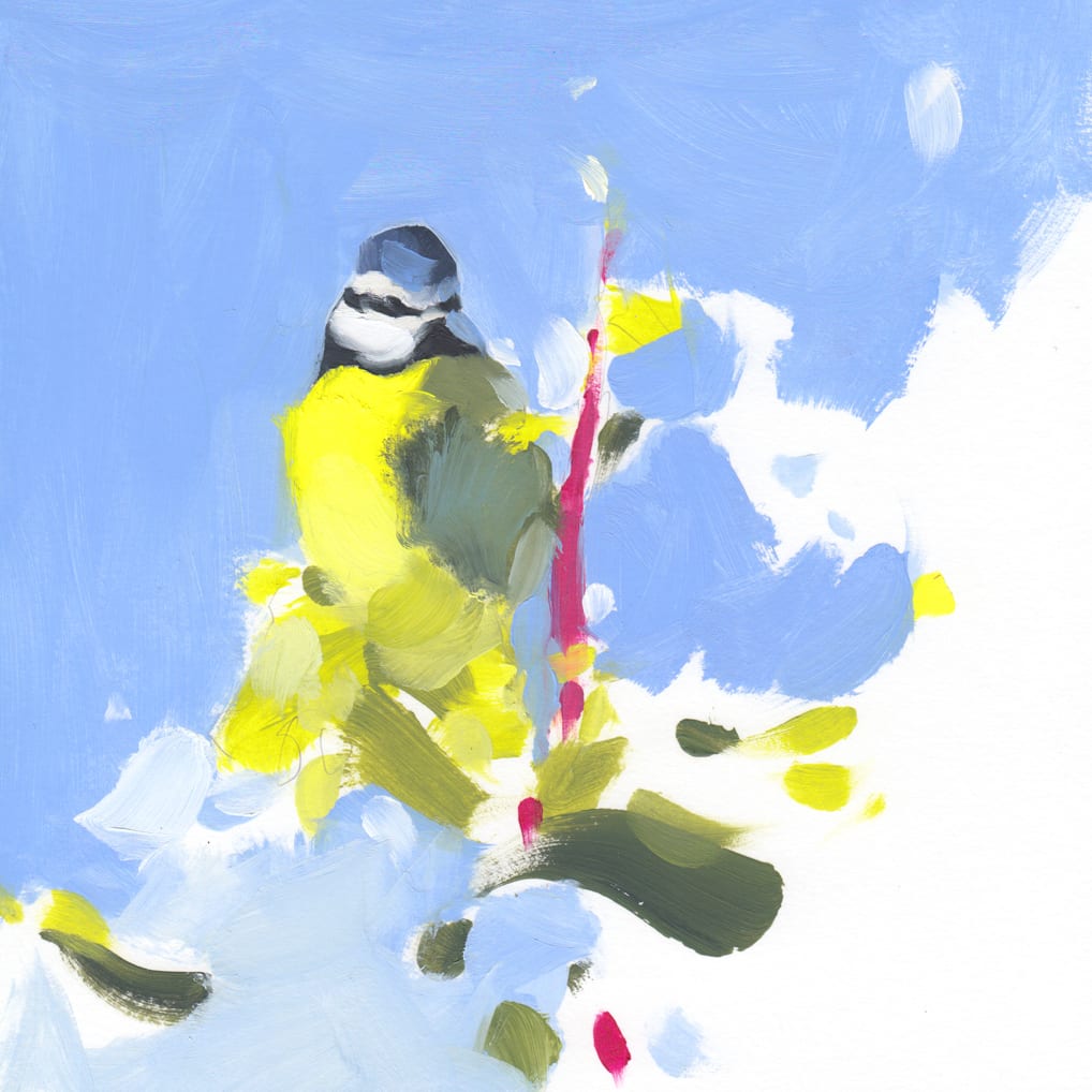 Esther Tyson, Bluetit (winter sun)