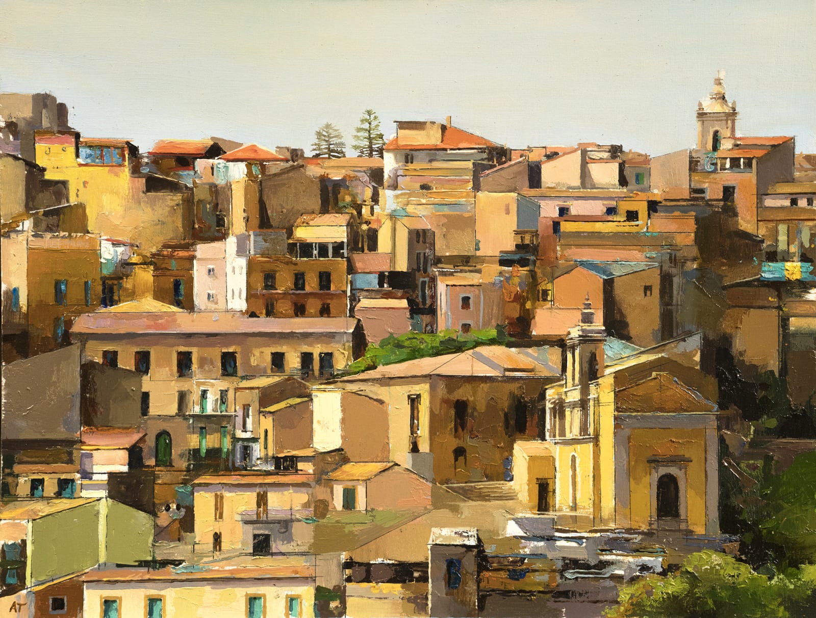 Alan Thompson, Sicilian hill town