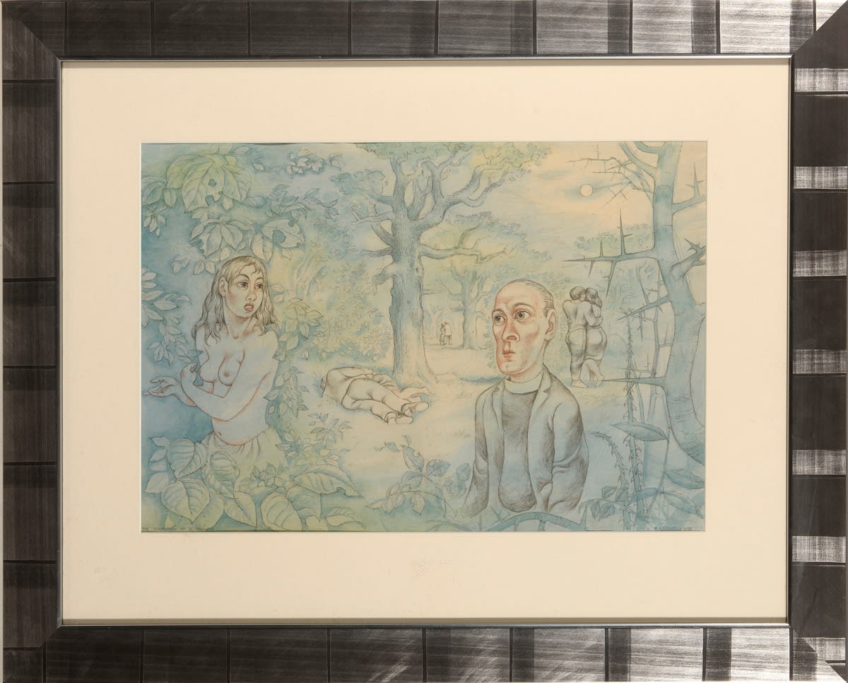 Norman Neasom RWS RBSA, The Temptation of St Anthony