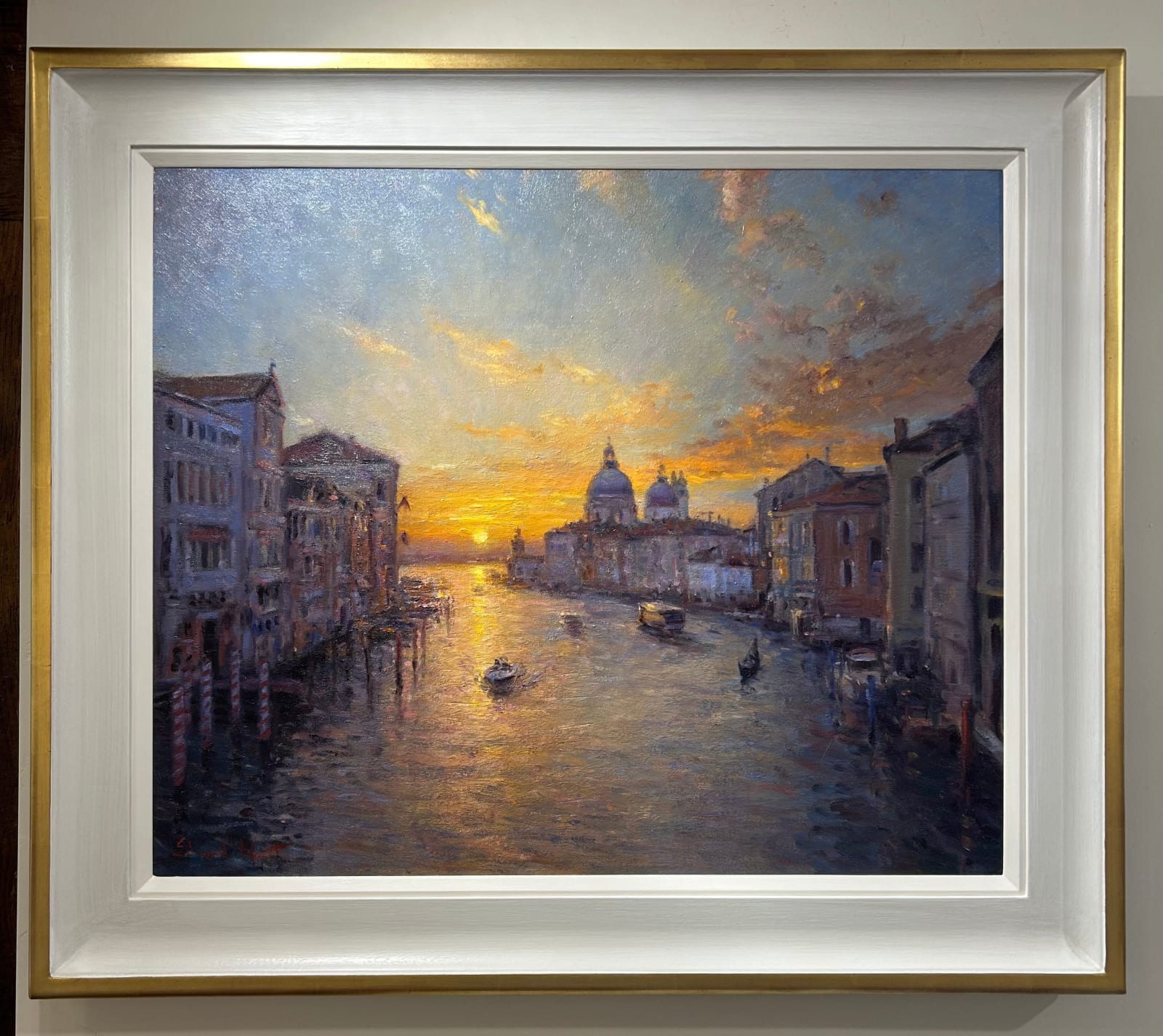 Edward Noott RBSA, Sunrise, Venice