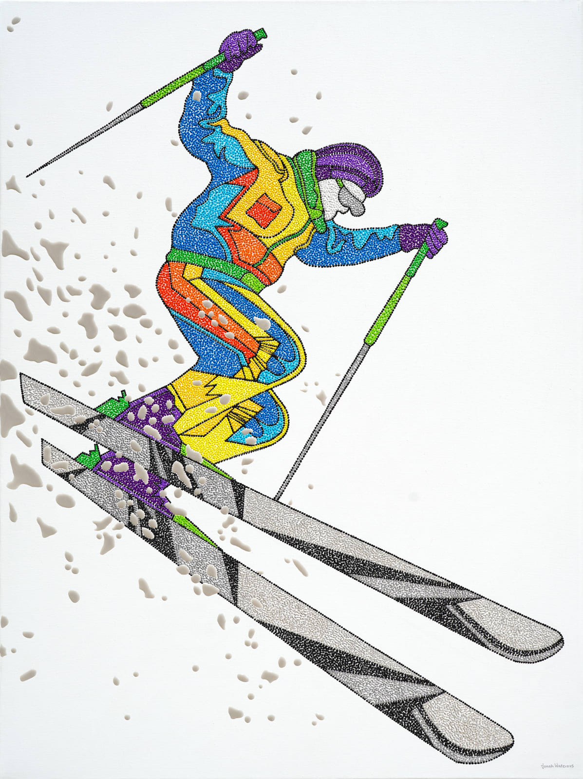 Jonah Waterous, Skiier #1, 2023