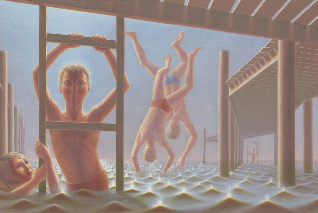 George Tooker, Divers, 1952