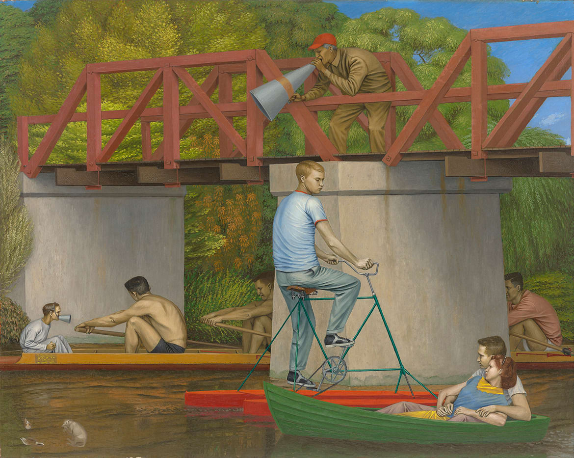 Henry Koerner, The River, 1949