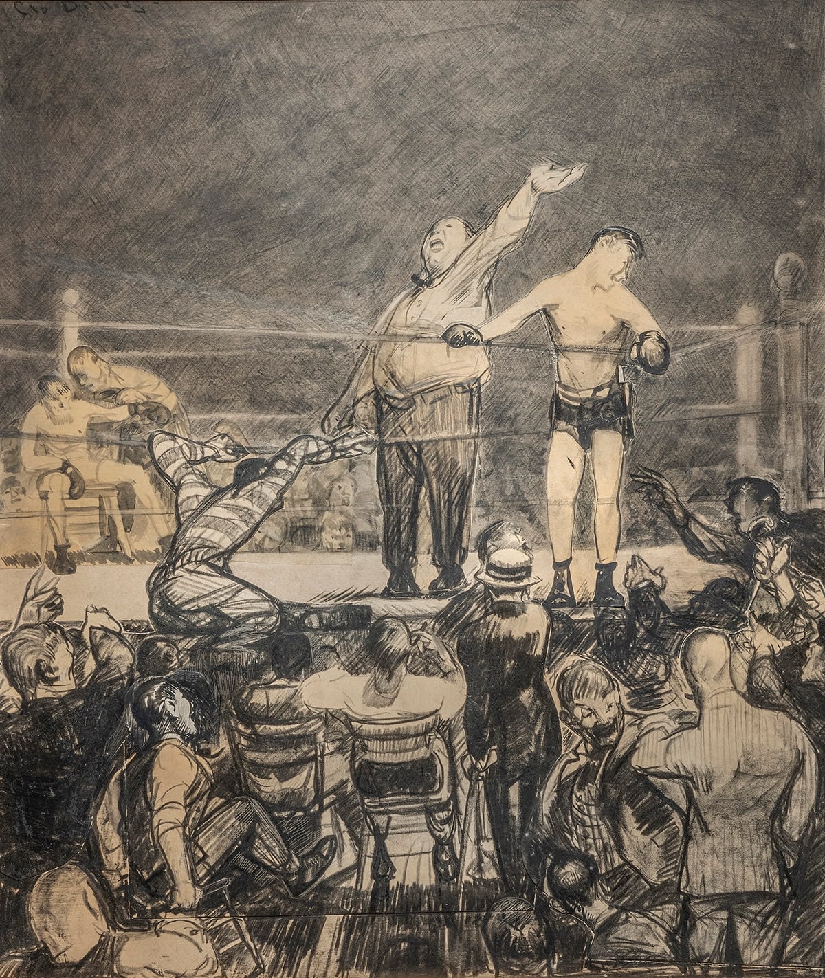 George Bellows, Introducing the Champion, 1912