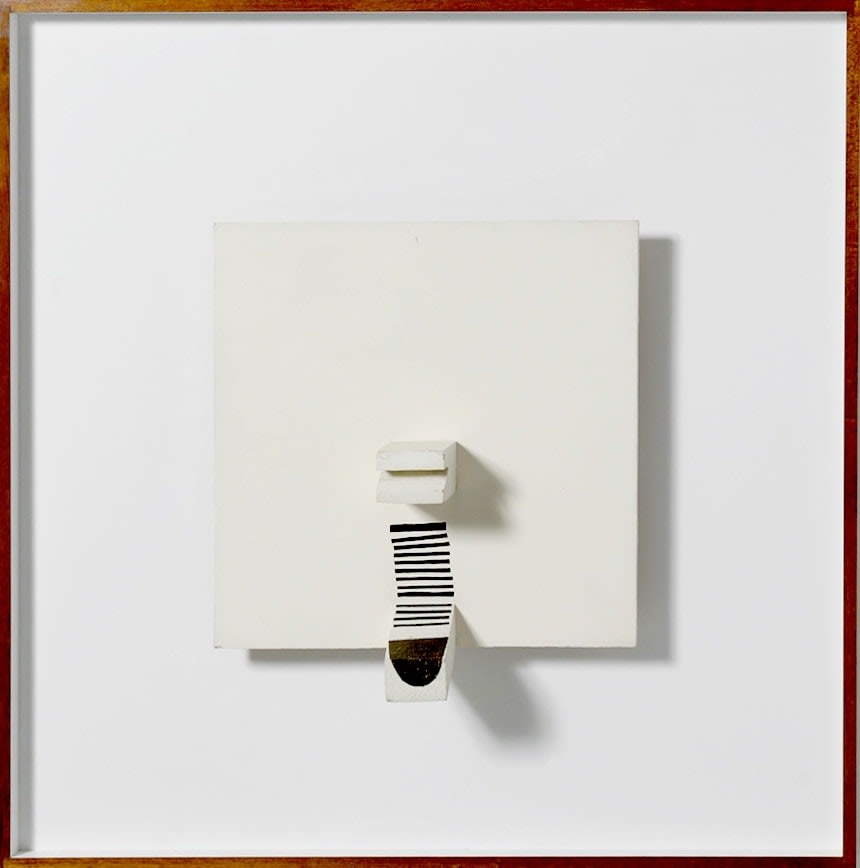 Victor Pasmore, Abstract in White, Black and Umber, 1970