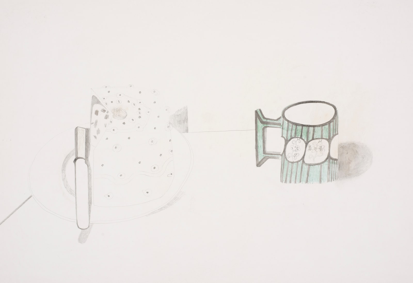 Ben Nicholson, Mug, Knife & Cake, c.1927