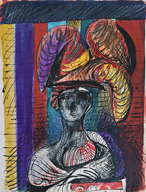 Ceri Richards, Costerwoman, 1942