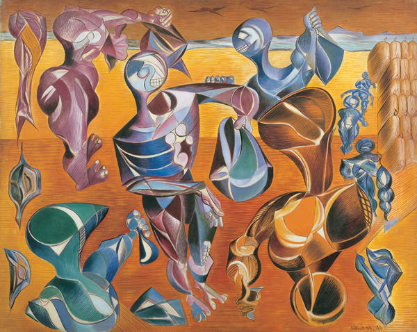 Merlyn Evans, The Looters, 1940