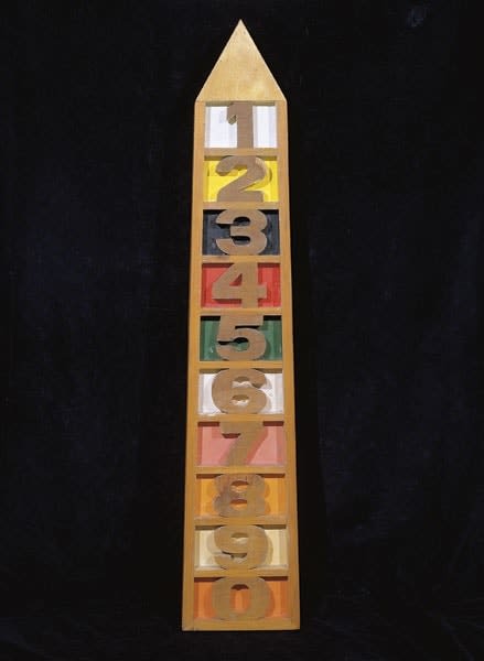 Joe Tilson, 1234567890 Obelisk, 1963