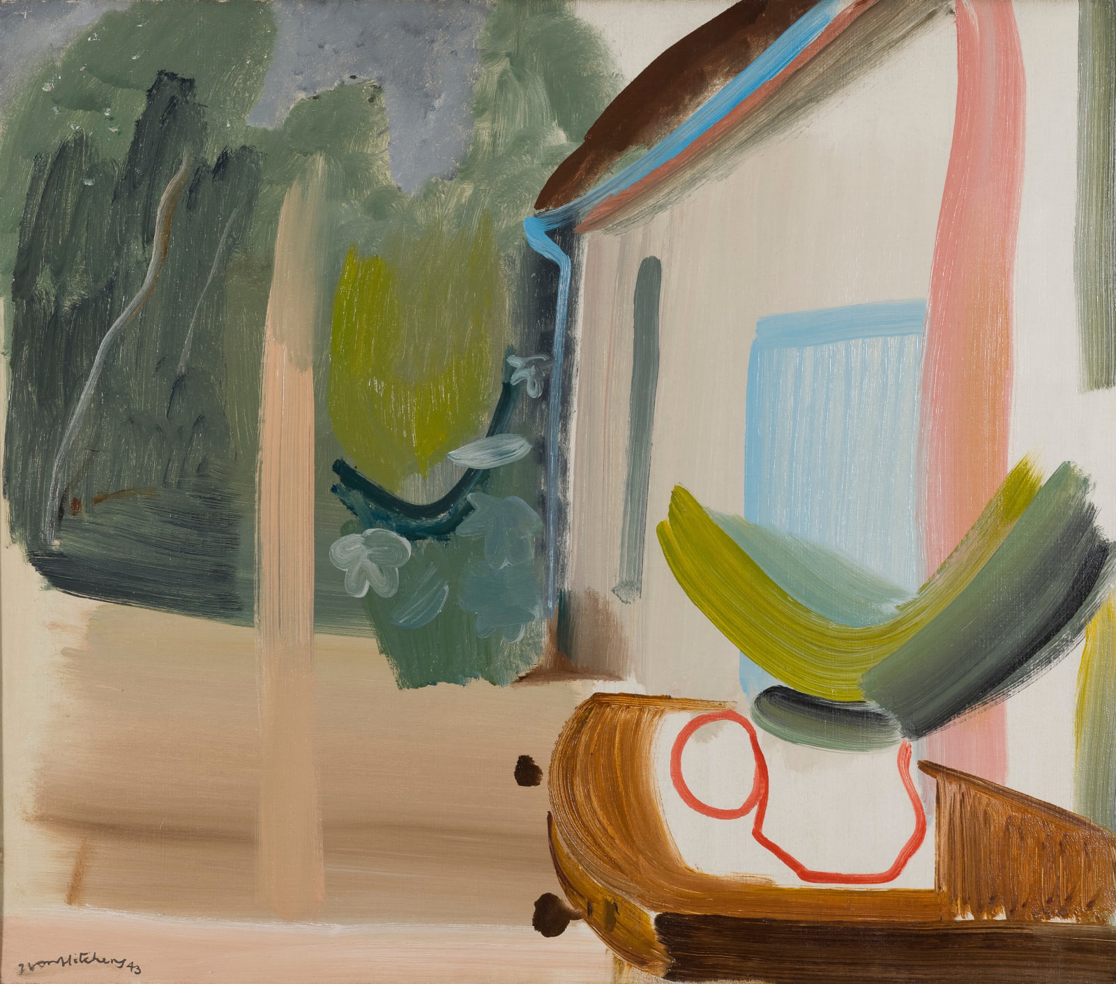 Ivon Hitchens, Early Blue Door Series, 1943