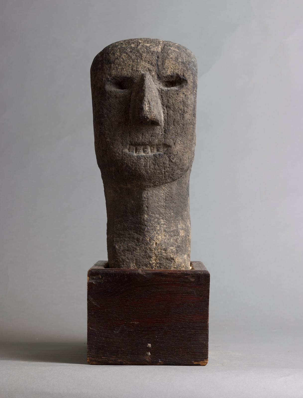 Celtic British Sandstone Head (Yorkshire), c.3rd Century B.C.