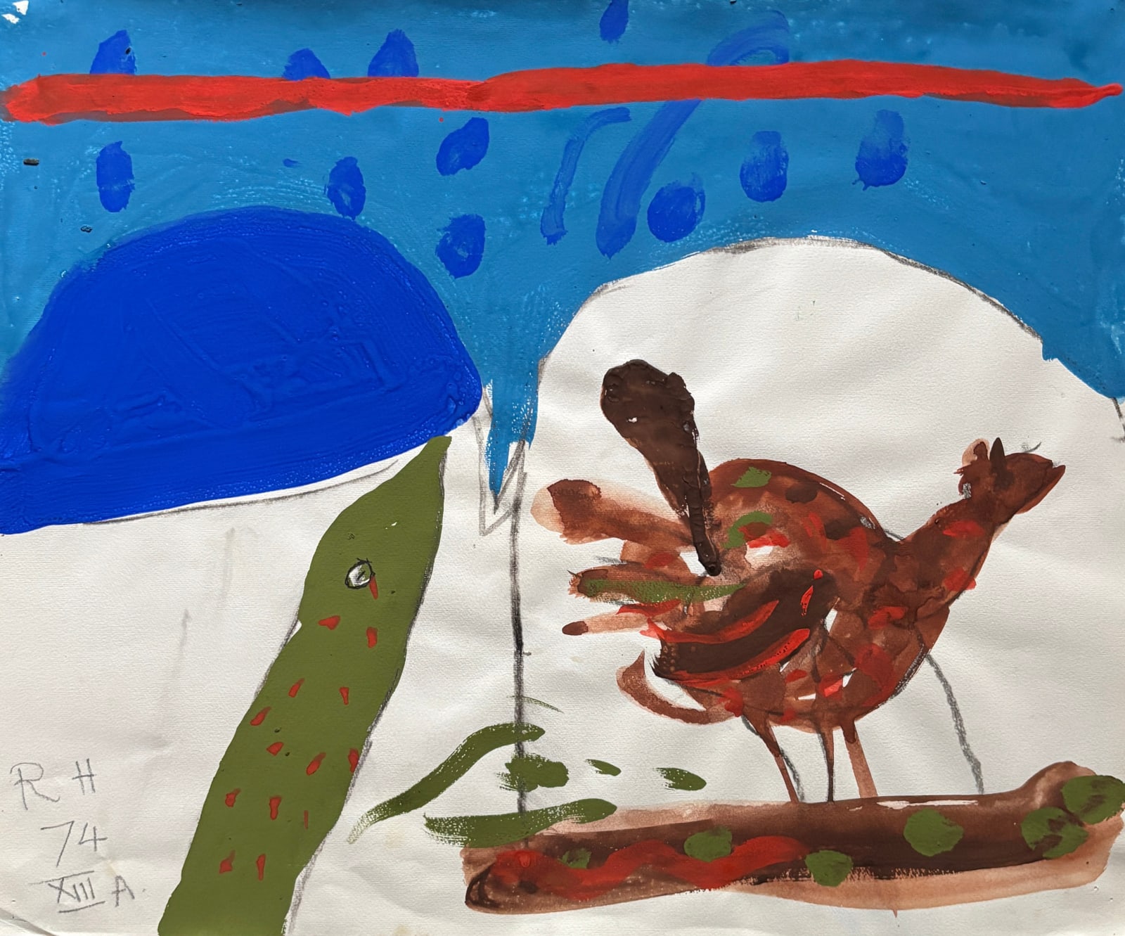 Roger Hilton, Untitled, 1974