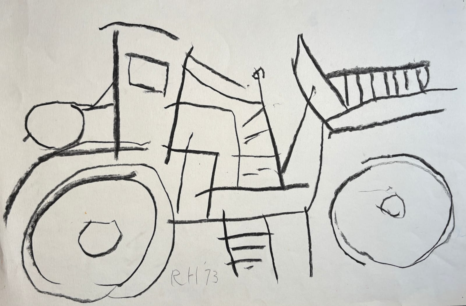 Roger Hilton, Truck, 1973