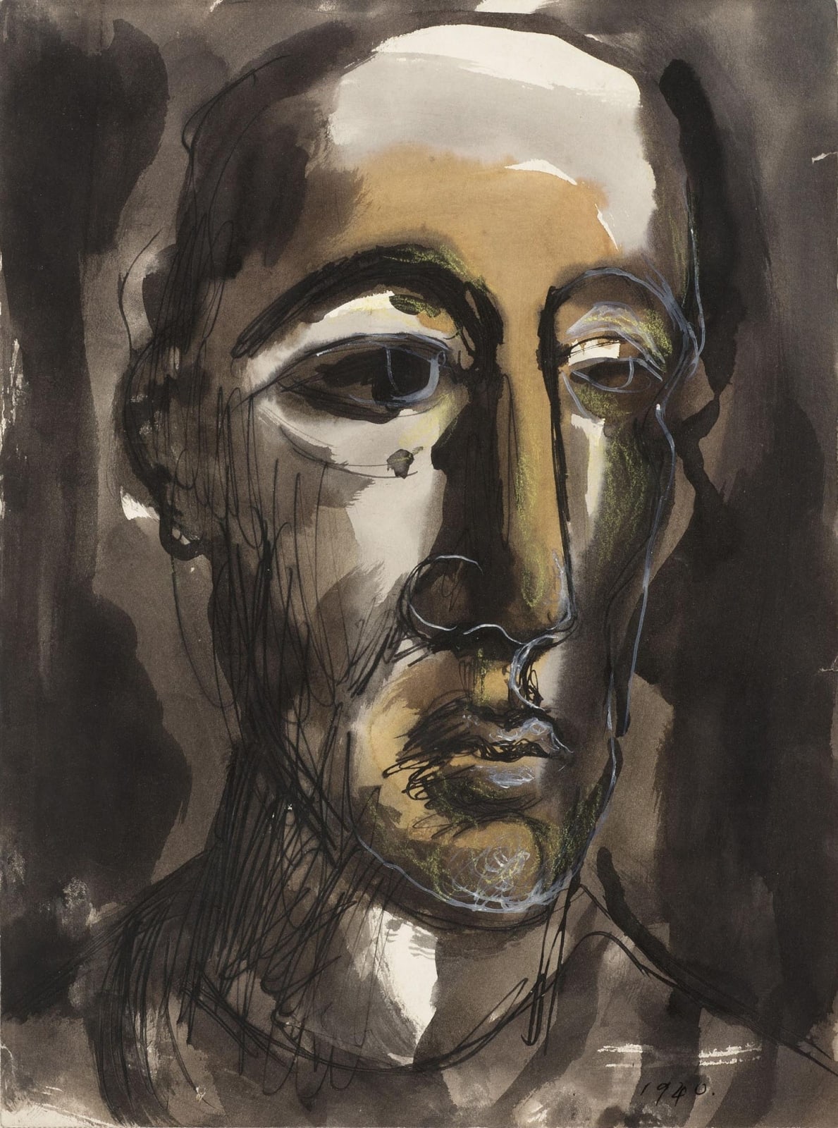 John Craxton, Head, 1940