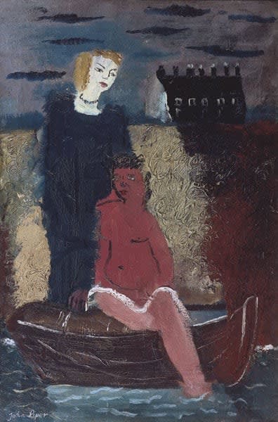 John Piper, Dungeness Girls, 1933