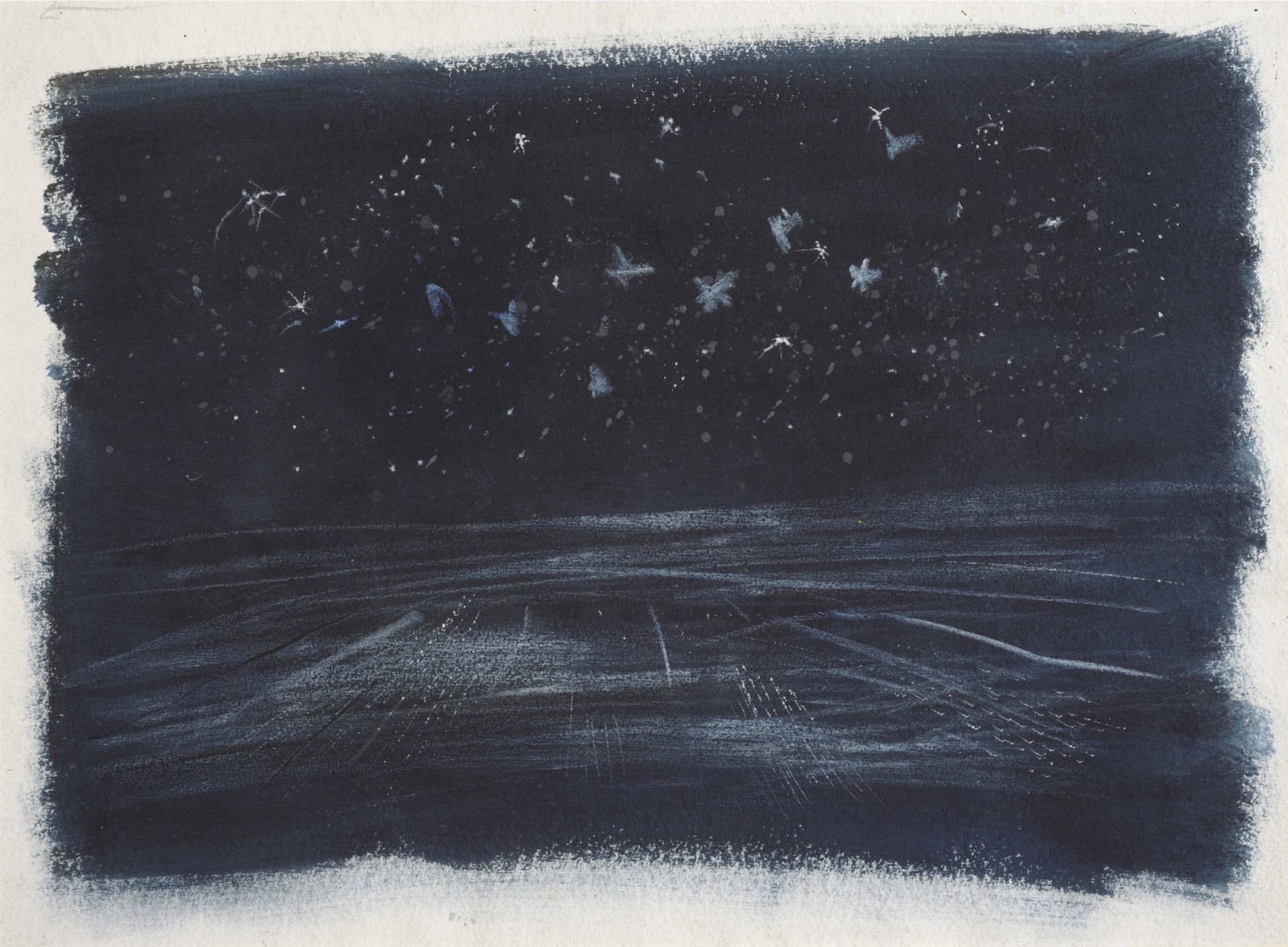 John Piper, Study for Walter De La Mare, The Traveller (3/4), c.1945