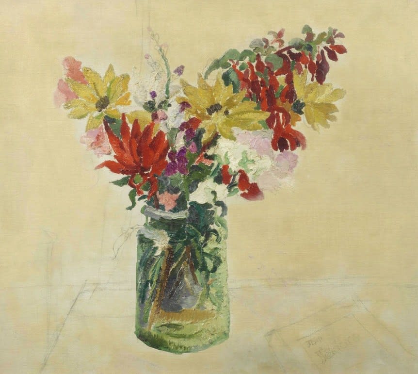 Christopher Wood, Flowers in a Glass-Jar, 1926