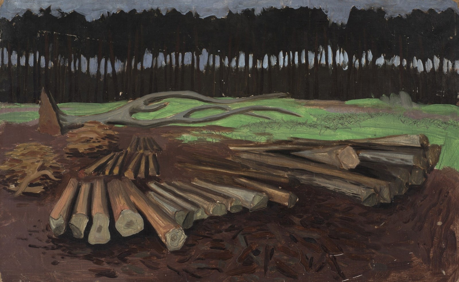 Kenneth Armitage, Untitled (Landscape), circa 1940