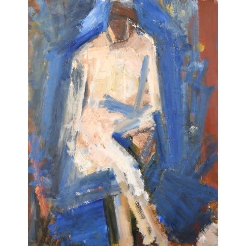 Karl Weschke, Seated Figure, 1957