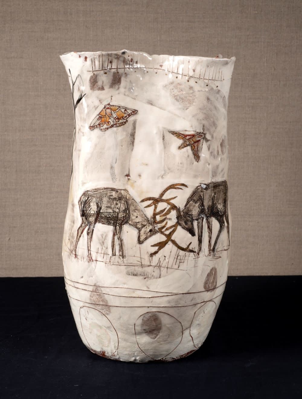 Jacqueline Leighton Boyce, Bird, Deer and Butterflies, 2010