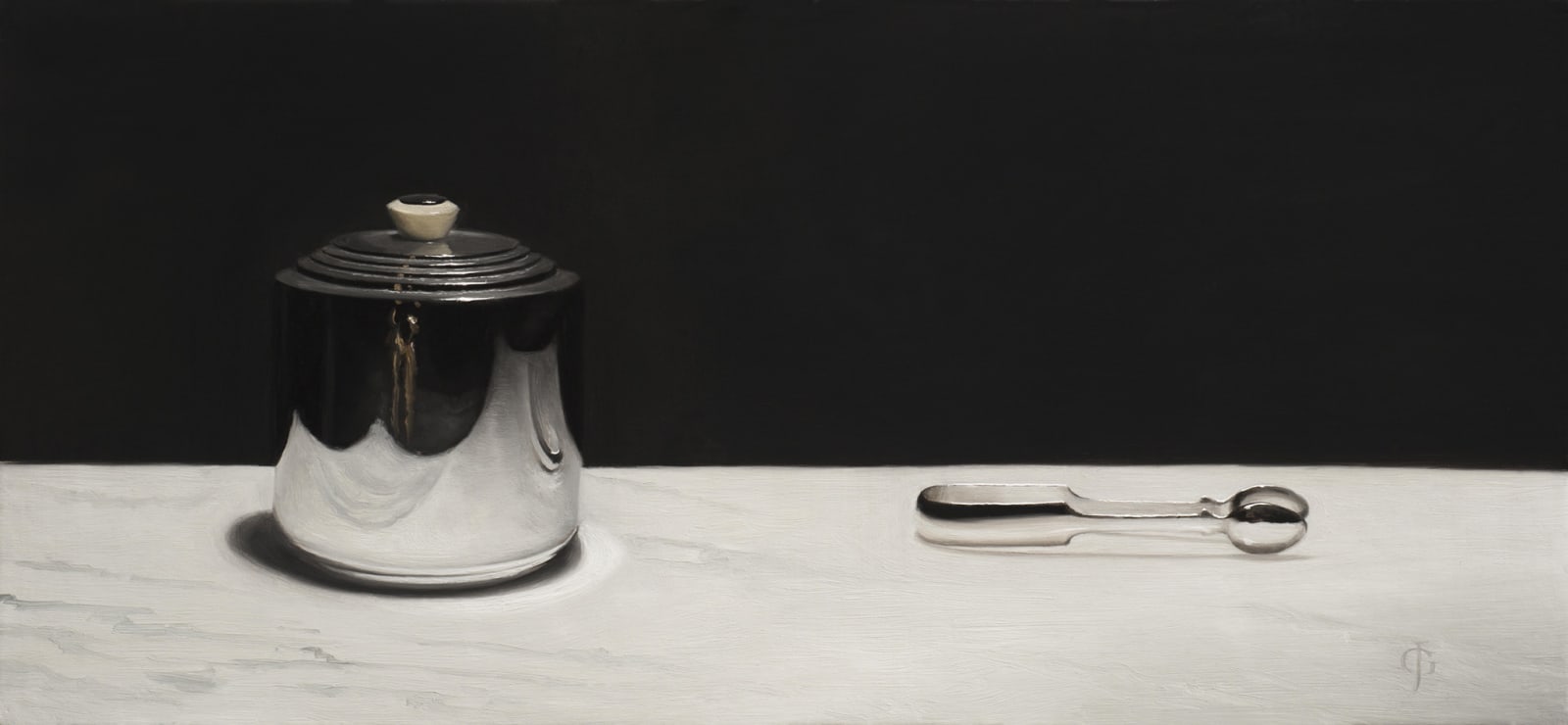 James Gillick, Silver Biscuit Barrel & Tongs