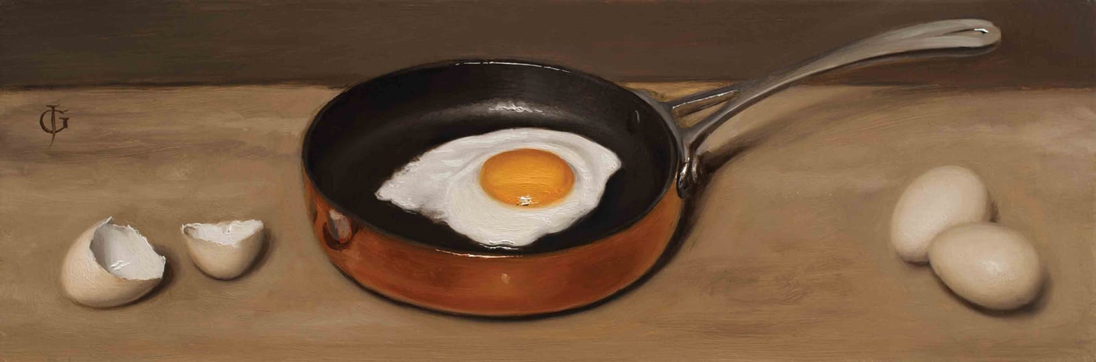 James Gillick, Bantam Eggs & Frying Pan