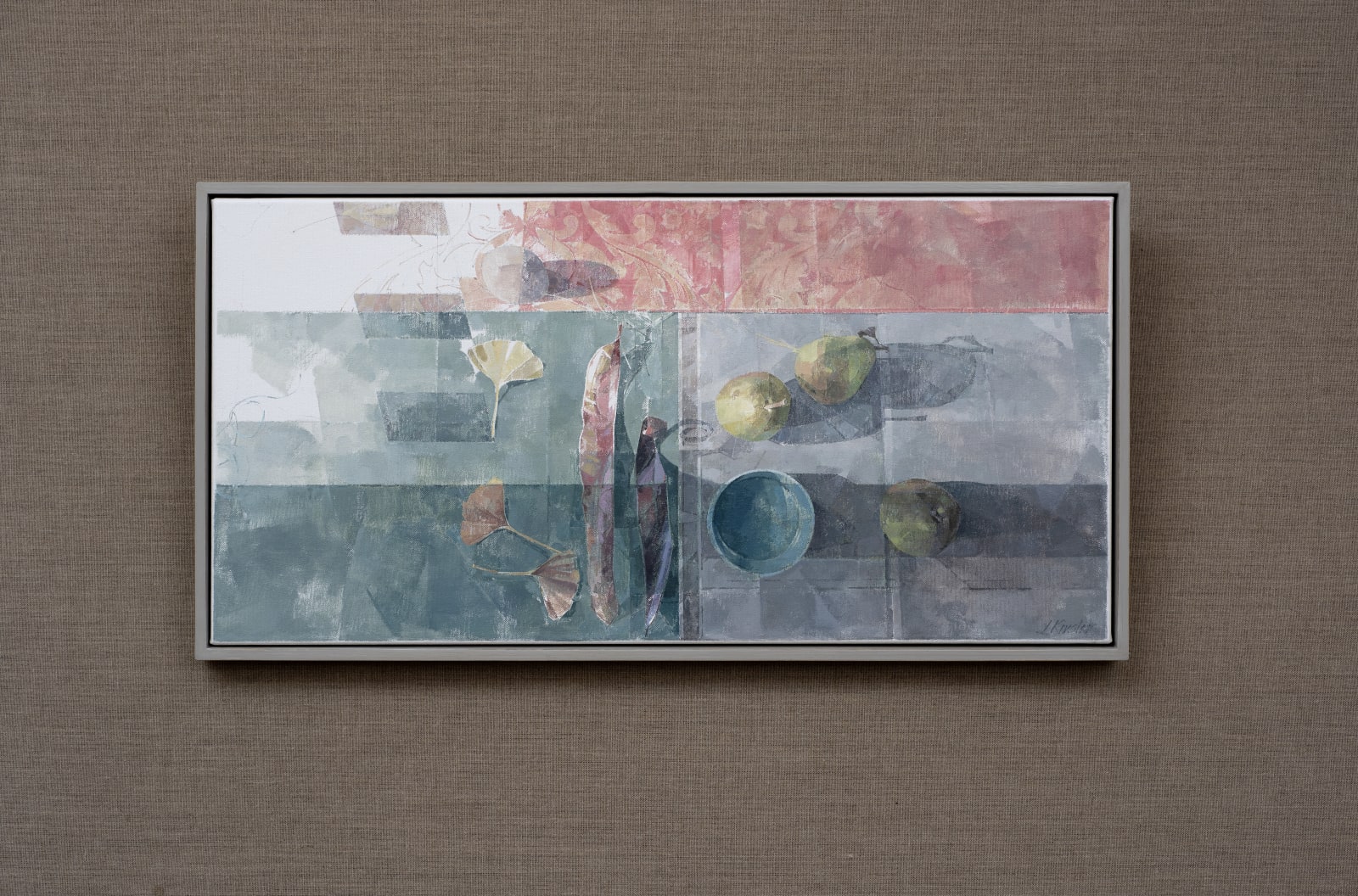 Jeannie Kinsler, Pods, Pears and Gingko Leaves, 2022