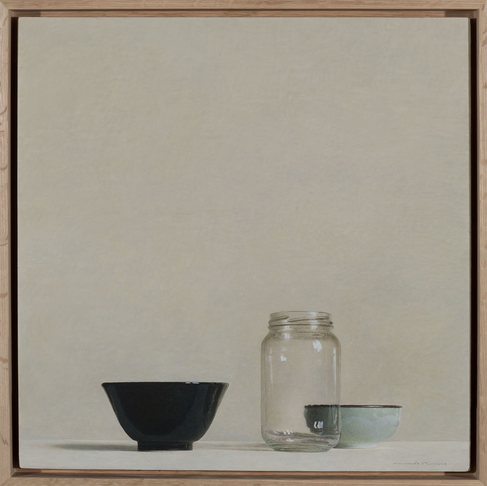 Marzio Tamer, Bottles still life