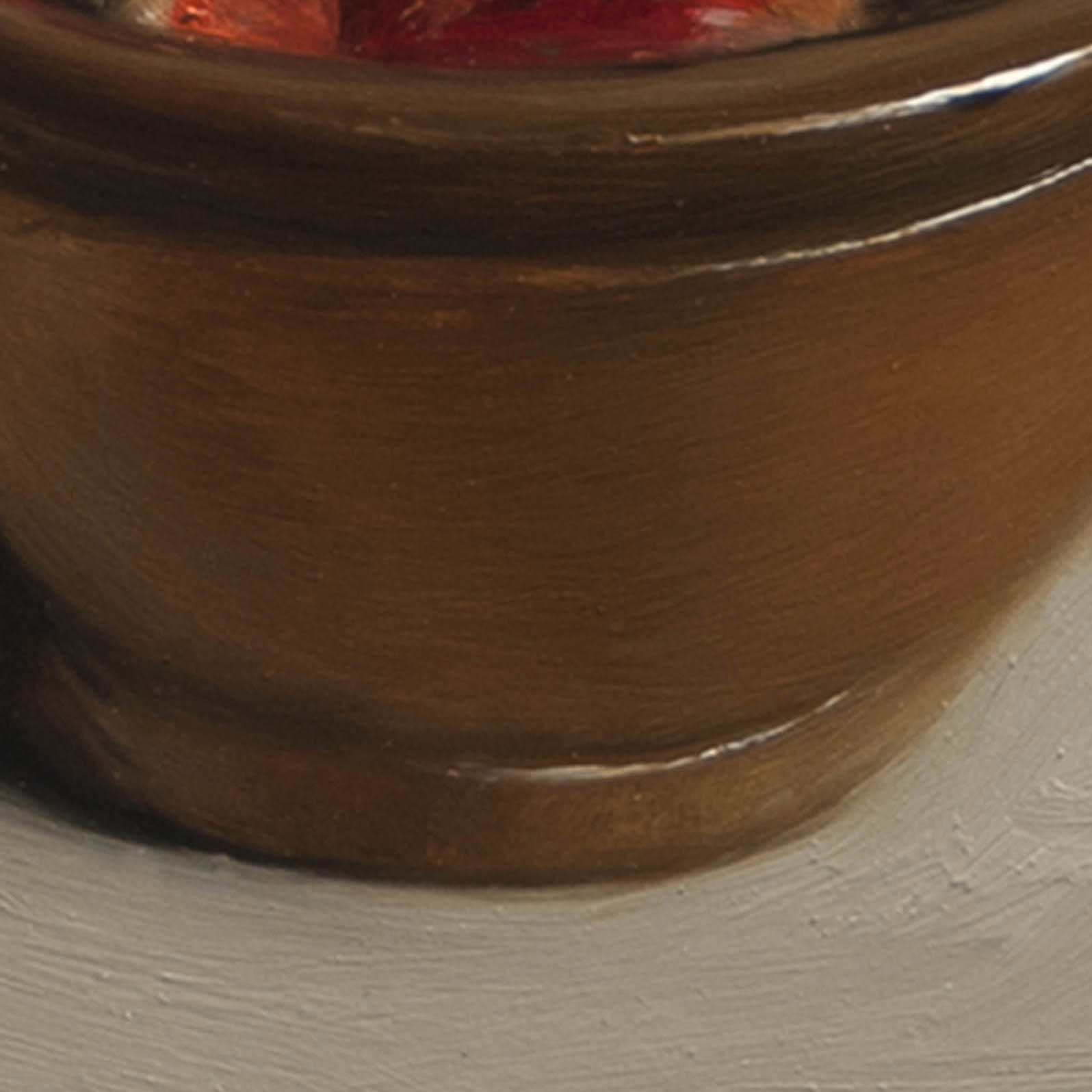 James Gillick, Crab Apples in a Pottery Bowl, 2021