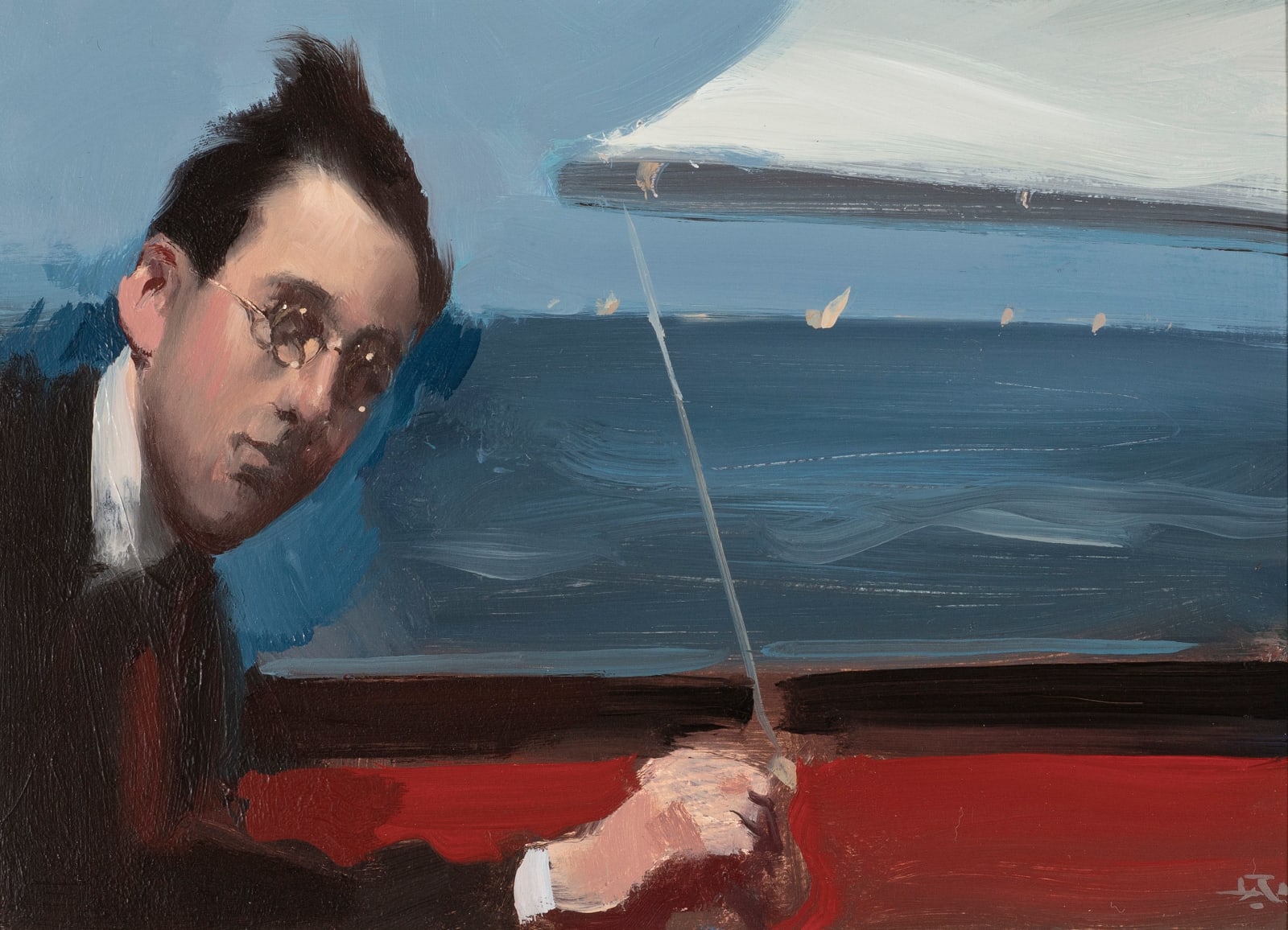 Alan Kingsbury, Sailing off to Corfu