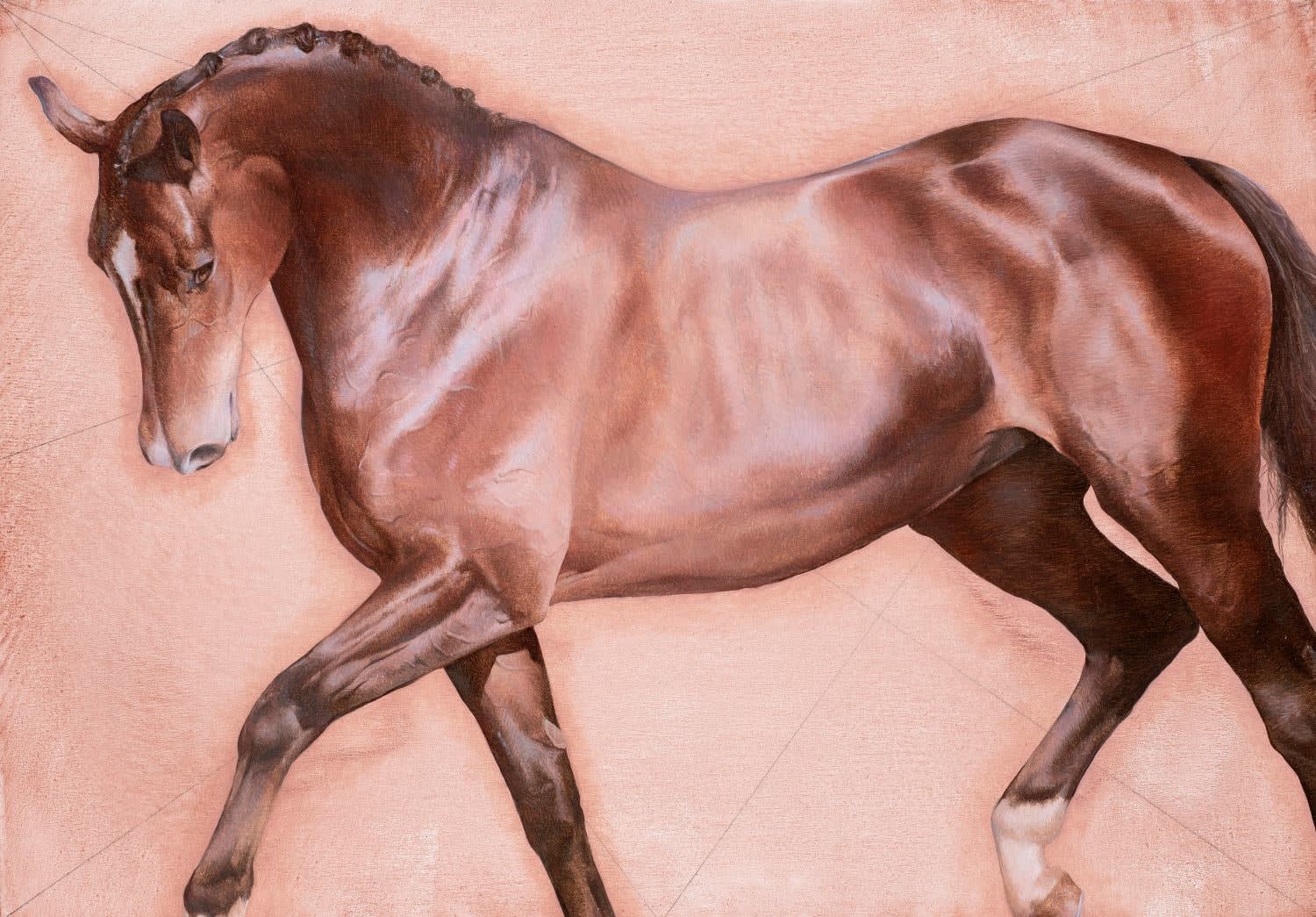 Joseph Black, Terpsichore (Indian Red) - Study II, 2025