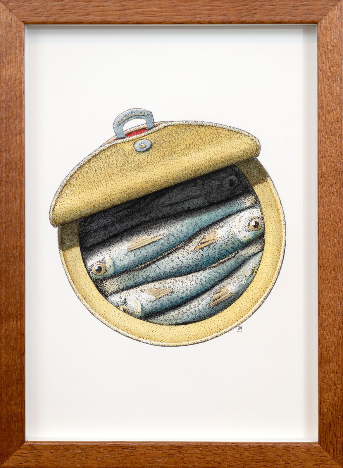Angus Fisher, Sardine can #2, 2022