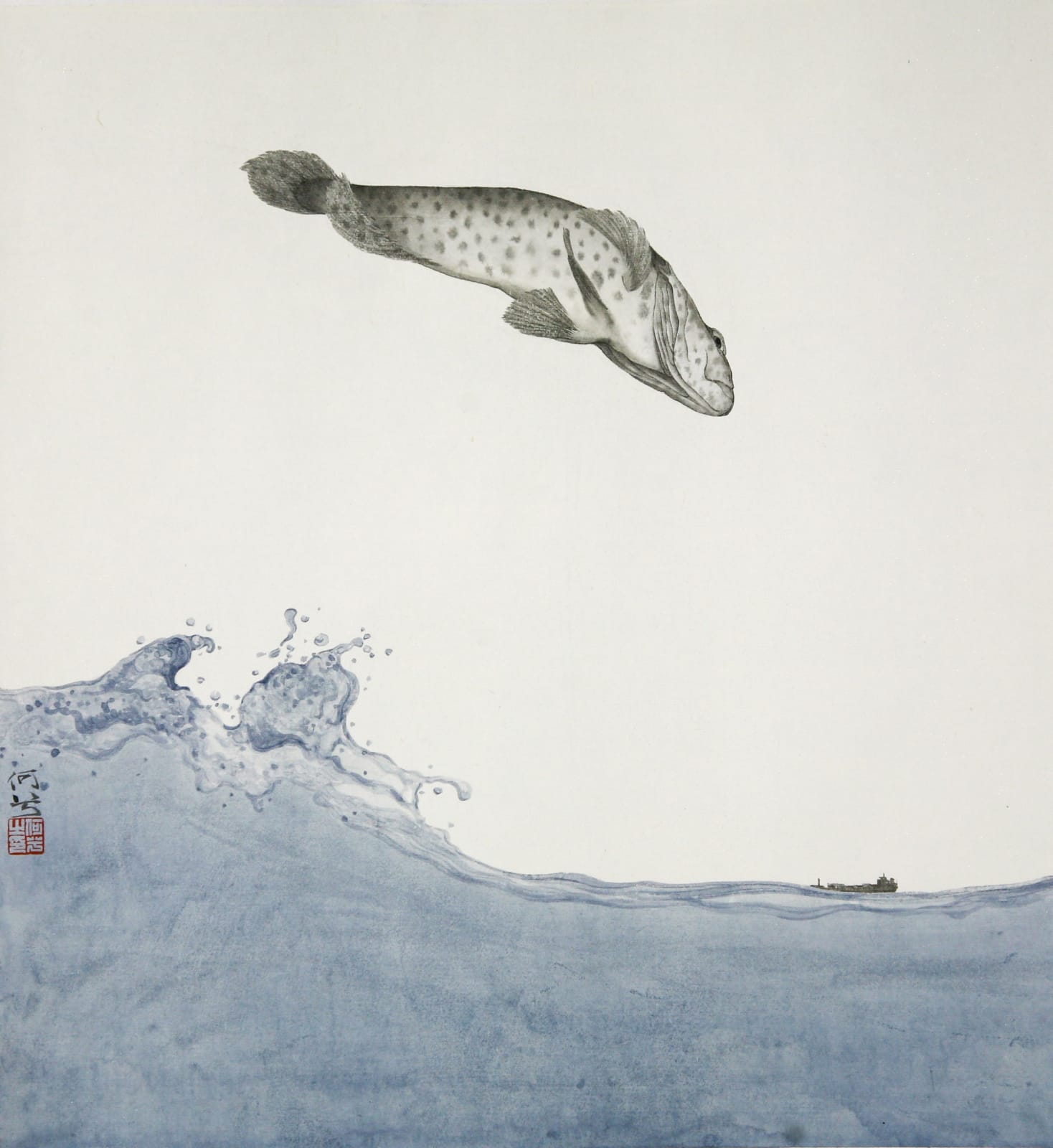 He Xi, See the Sea, 2022