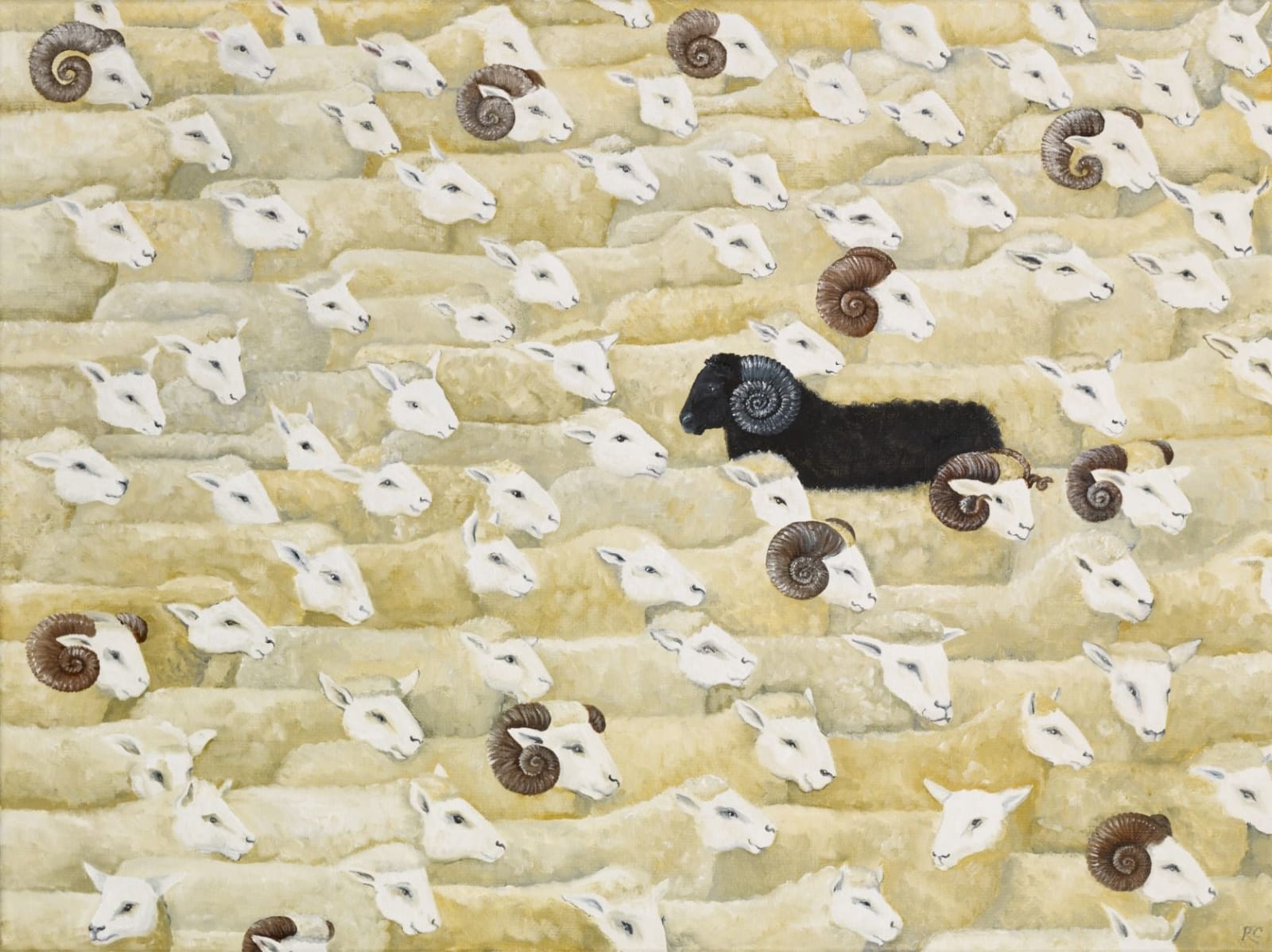 Rebecca Campbell, The Notorious Black Sheep, 2022