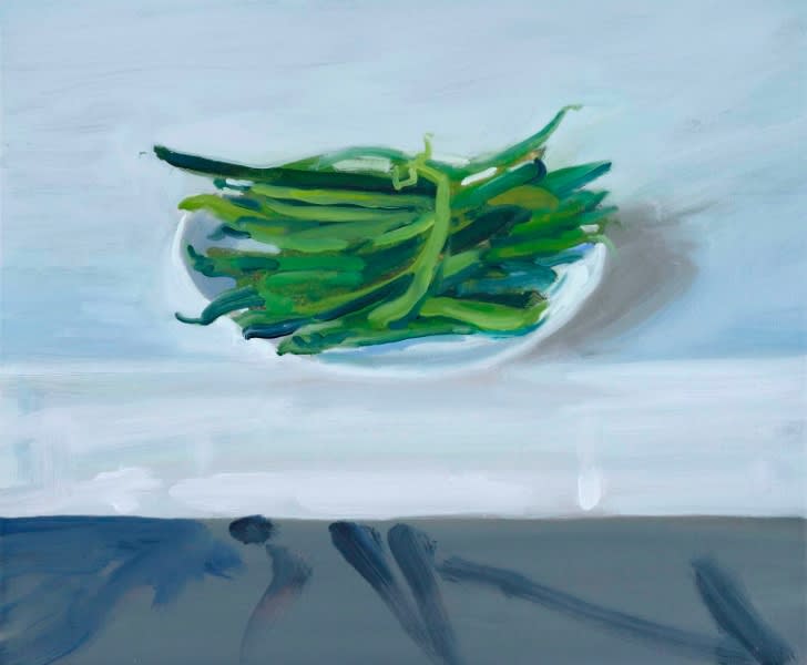 Craig Wylie, Runnerbeans on a Table 2012