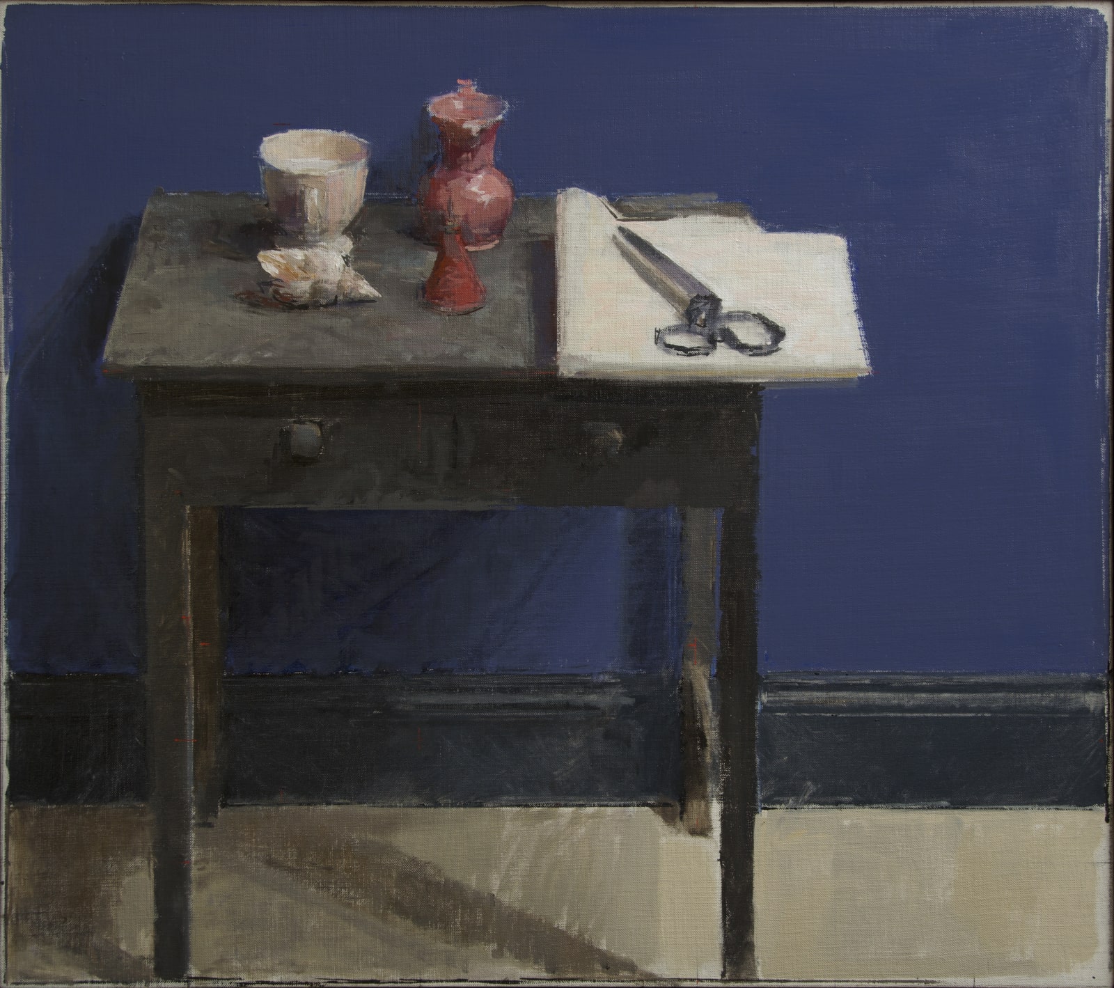 Ben Henriques, Side Table Against Blue