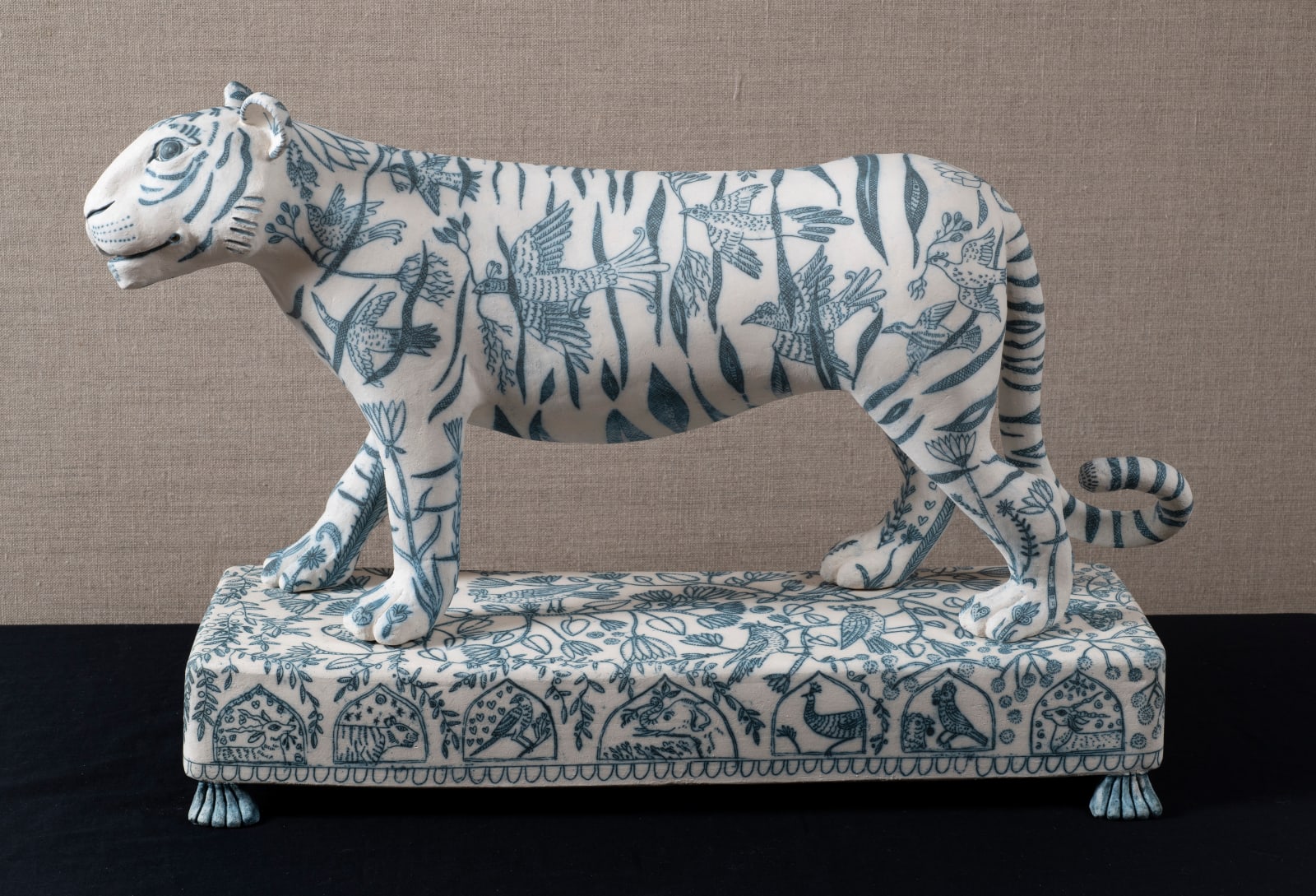 Georgina Warne, The Tiger on a Tree Planting Mission, 2023