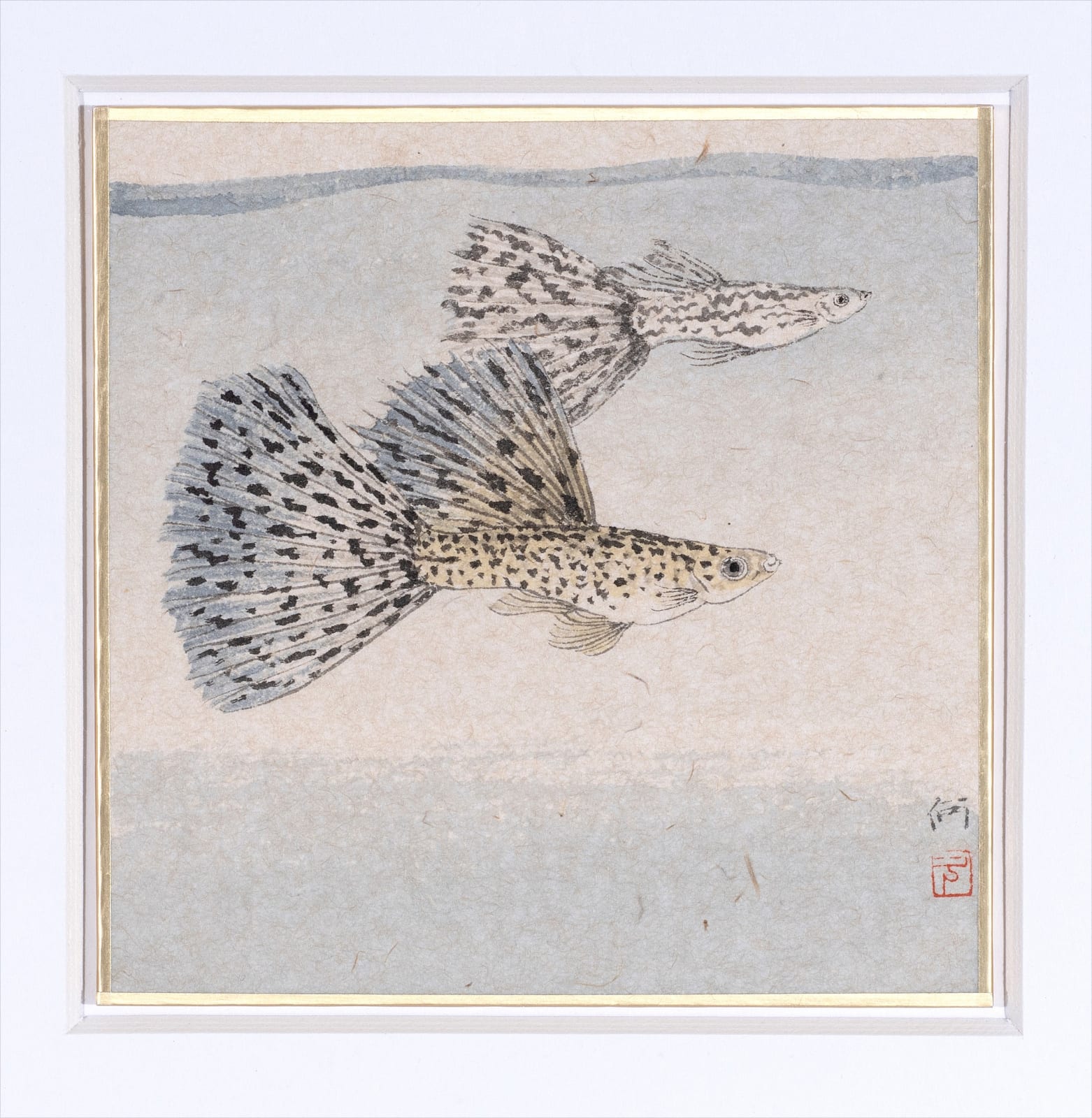 He Xi, The Story of Zhuangzi and Happy fish No.6, 2022