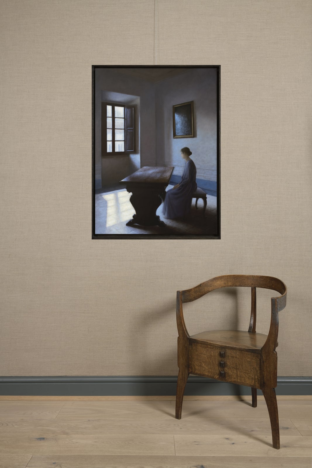 Geneviève Daël, Intérieur bleu, 2019