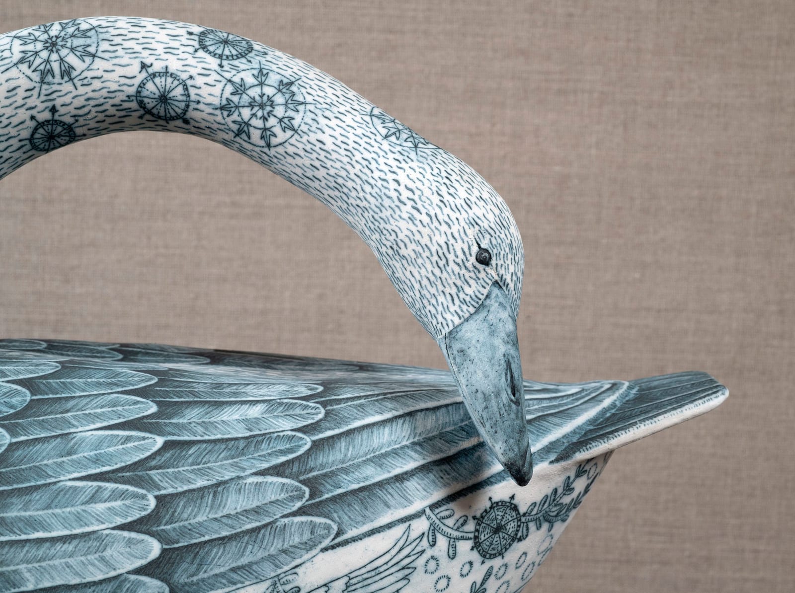 Georgina Warne, Wintering Swan, 2024