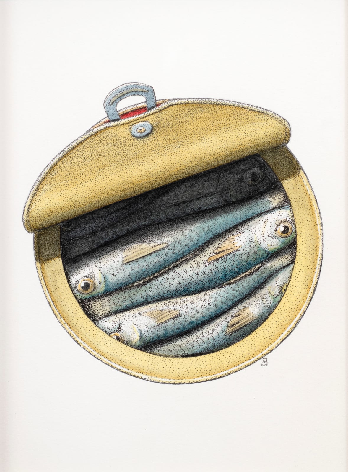 Angus Fisher, Sardine can #2, 2022