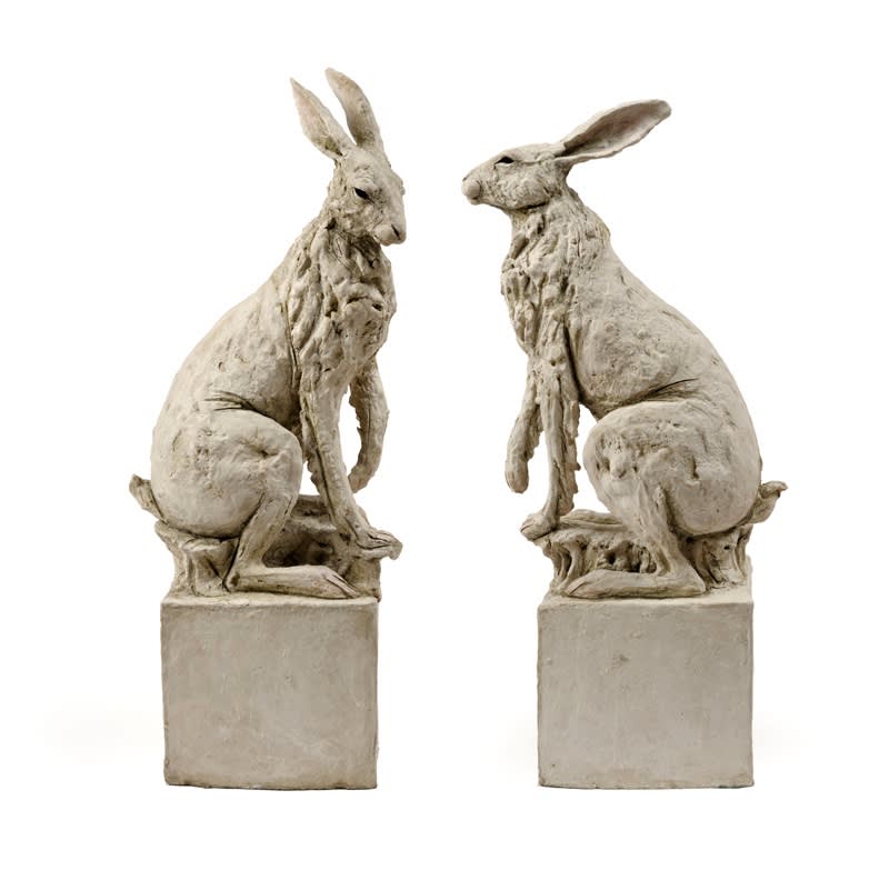 Tanya Brett, Hare VI (left), and Hare VII (right)