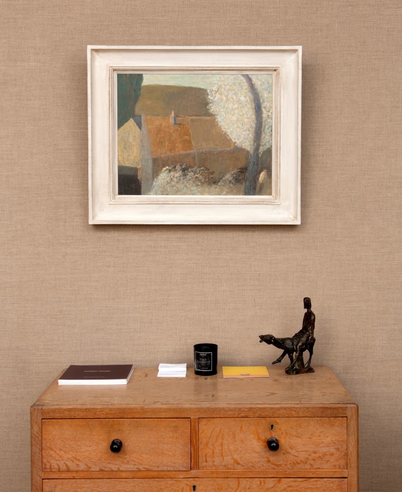 Nicholas Turner, Springtime - Figure by Farm buildings, 2024/2025