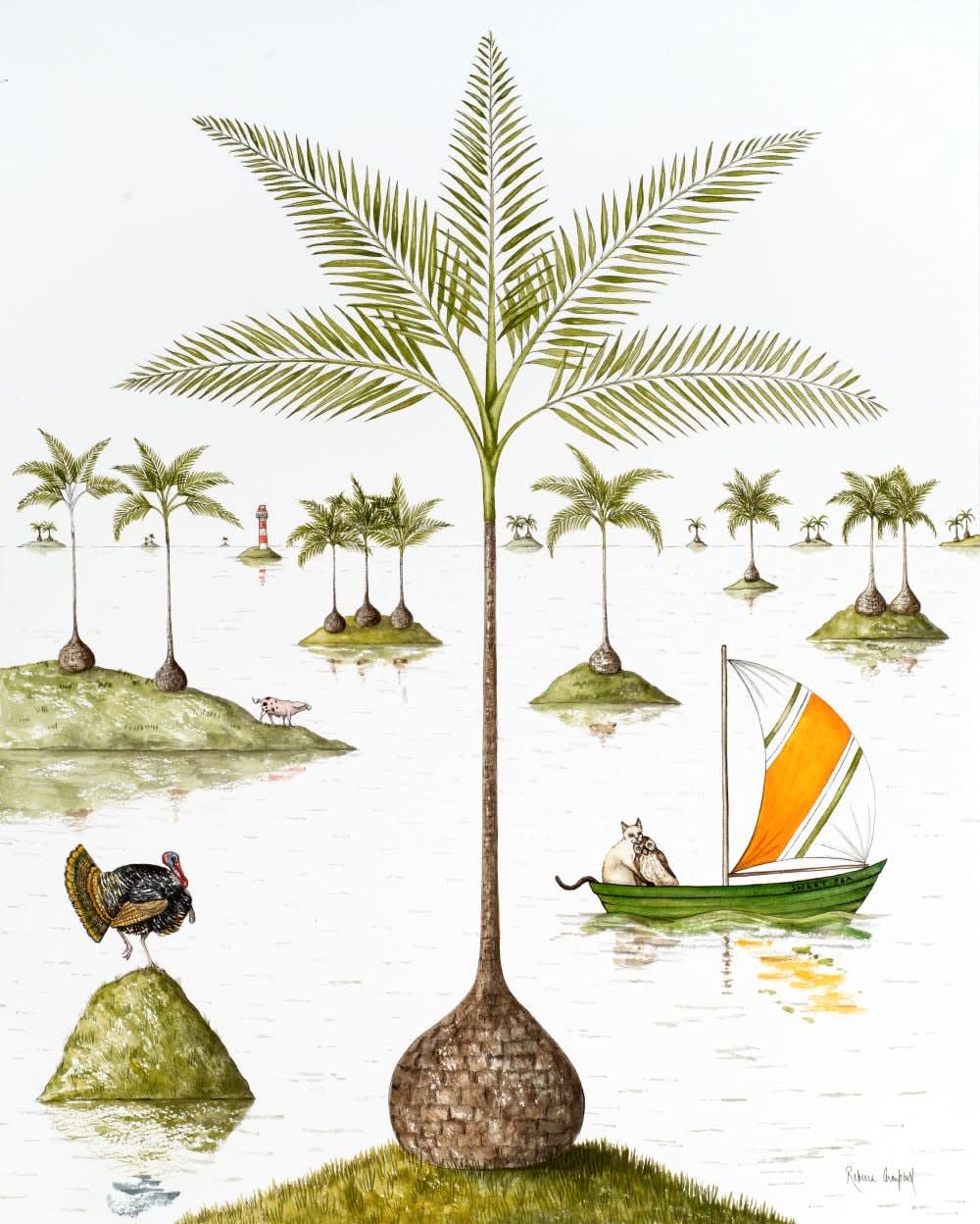 Rebecca Campbell, In The Land Where The Bong-Tree Grows - Edward Lear, 2025